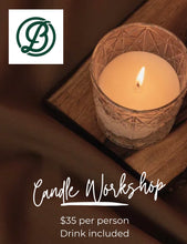 Load image into Gallery viewer, Candle making workshop at The Boreal House