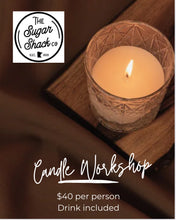 Load image into Gallery viewer, Candle making workshop at The Sugar Shack in Virginia, MN